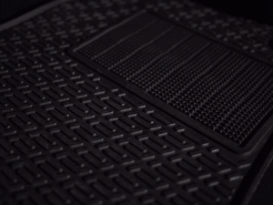 Alfa Romeo Giulia Floor Mat Set - All Weather Rubber Front/ Rear 4 Piece Set - Deluxe - RWD Model